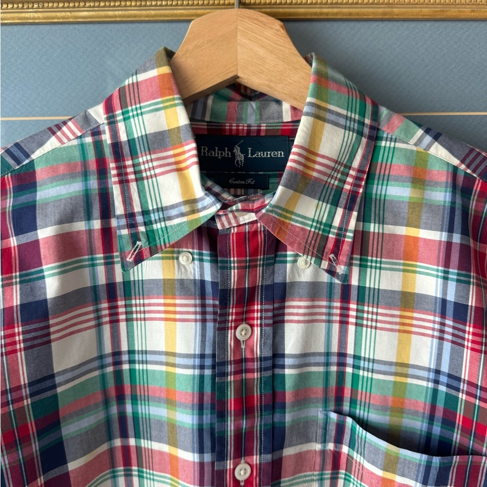 Ralph Lauren Men's Colorful Plaid Button-Down Shirt